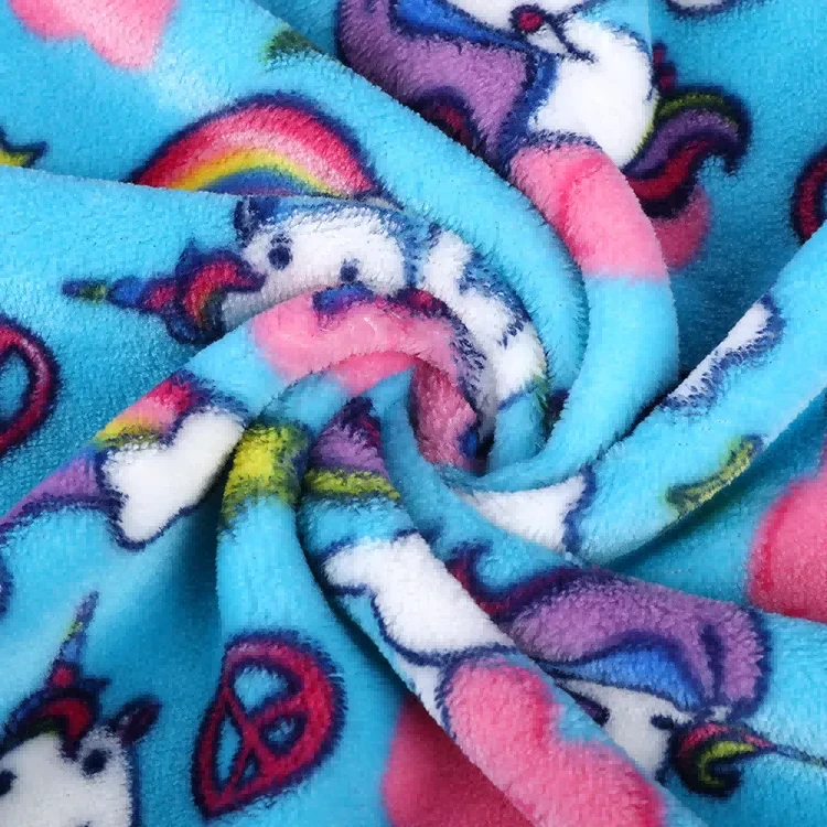 Tela de impresión de poliéster 100% para niños pijama