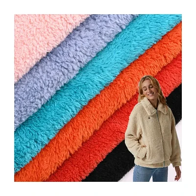 Abrigo Chaqueta Felpa Tela Sherpa