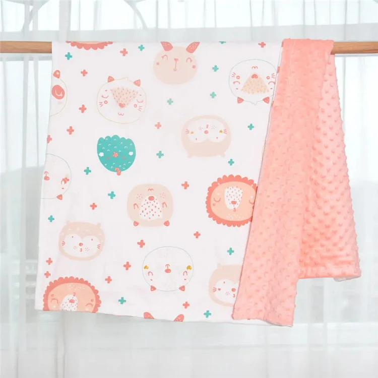 Tela impresa en tela Minky para manta de bebé
