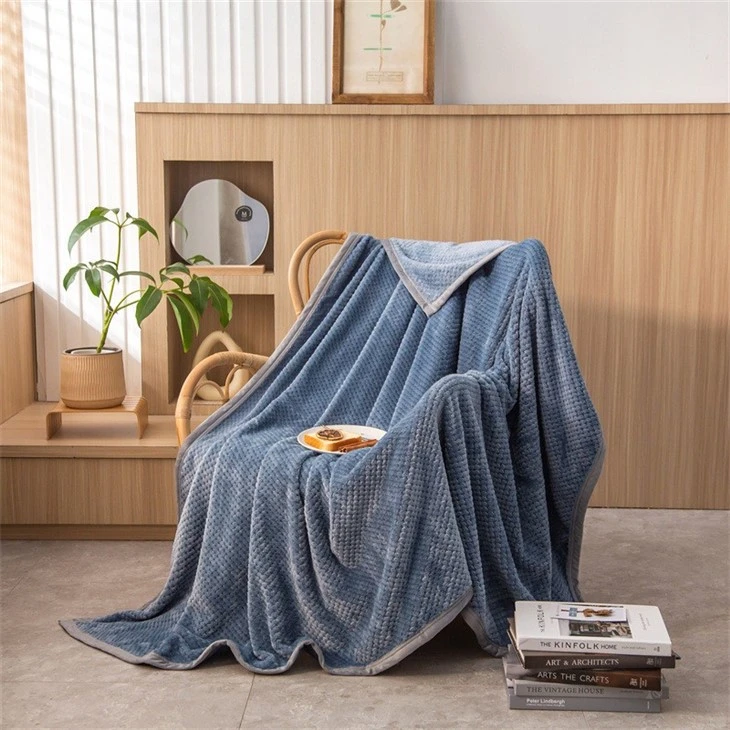 coral throw blanket for winter