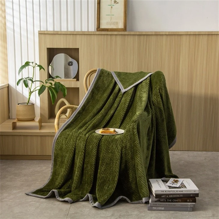 grey coral blanket
