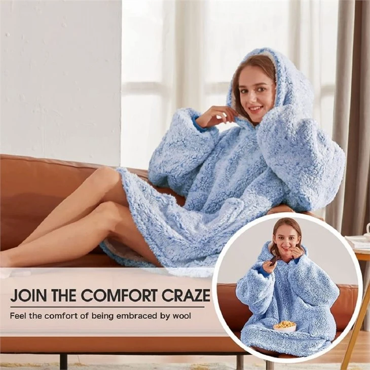 Hoodie Blanket Sherpa price