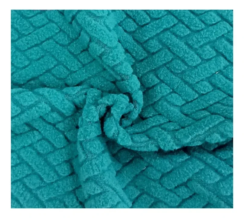 Forro polar jacquard Tejido con agujas polares Forro polar