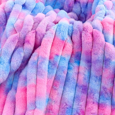 Rabbit Faux Fur Fabric For Blanket