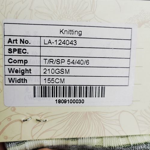 Knit Rib Fabric For Sale