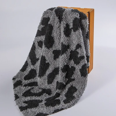Leopard Print Sherpa Fabric