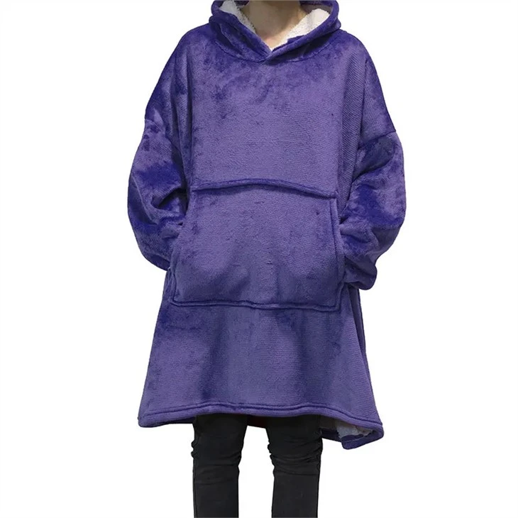 China Polar Fleece Hoodie Blanket