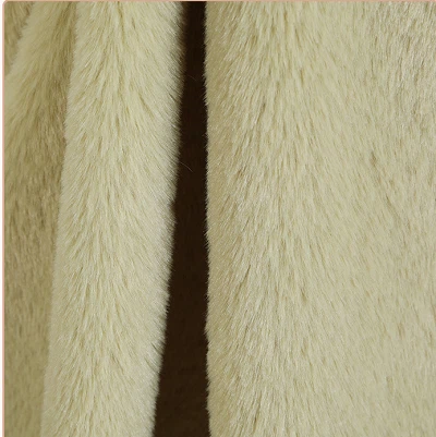 Skin-Friendly Faux Fur Fabric For Winter Garment