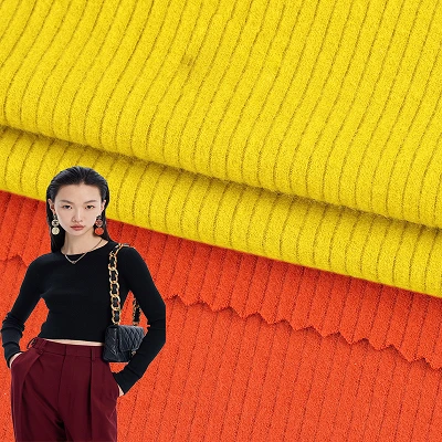 Tejido acanalado para vestido de mujer
