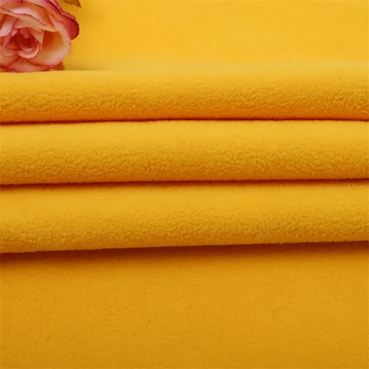 Sherpa Boucle Fleece Fabric Two Side Brush in stock