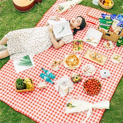 Manta de picnic para fiestas en el jardín