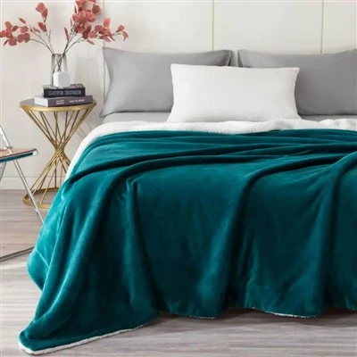 Manta Franela Verde