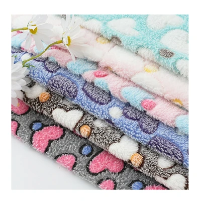 Tela de franela estampada jacquard