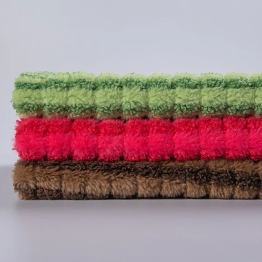 Tela de jacquard sherpa