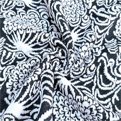 Tejido jacquard de punto elástico