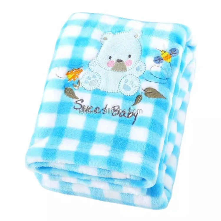 Mantas de bebé con estampado de oso