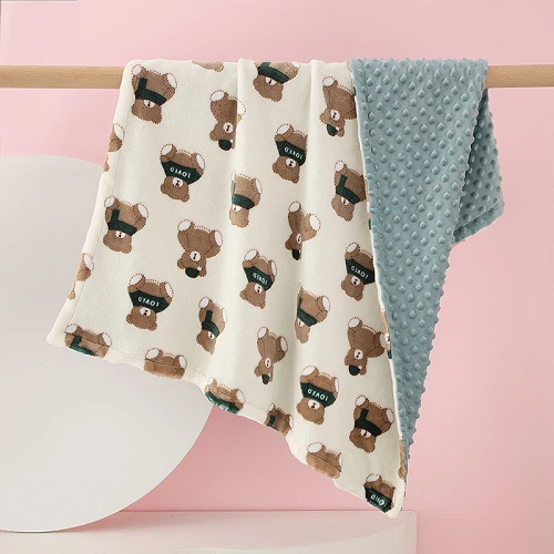 Wholesale Minky Dots Blankets