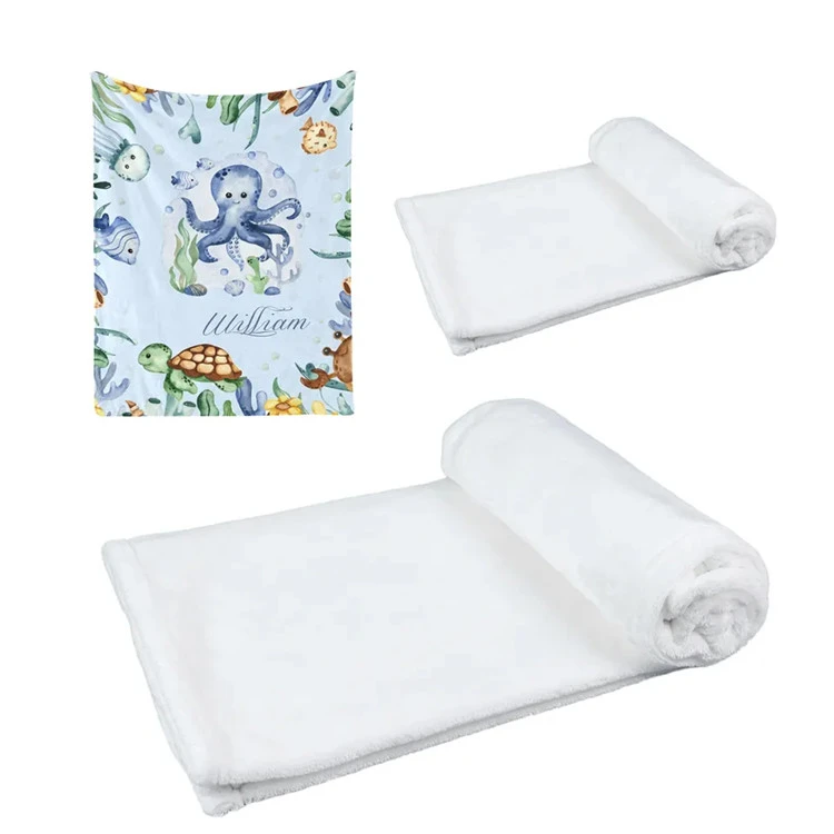 Manta de bebé blanca
