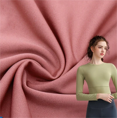 Yoga Sport Poliéster Spandex Tejido para ropa deportiva