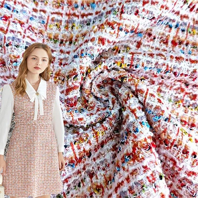 Tela de brocado para el traje de invierno