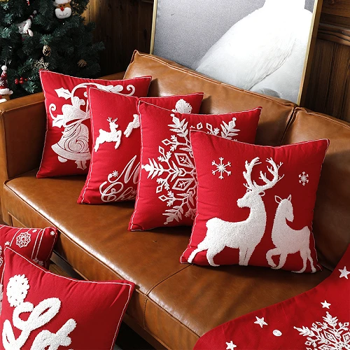 Fundas de almohadas navideñas