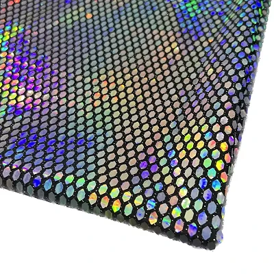 Tela de lentejuelas del estiramiento holográfico