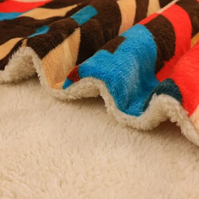 Print Coral Blanket