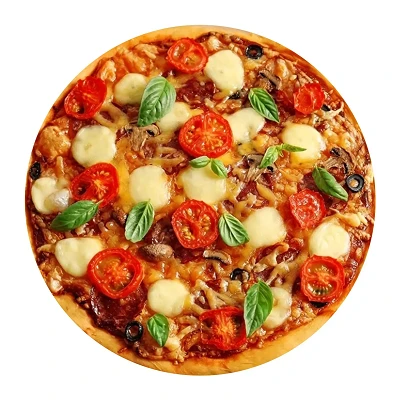 Manta de pizza de comida