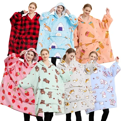 Sudadera con capucha general de gran tamaño
