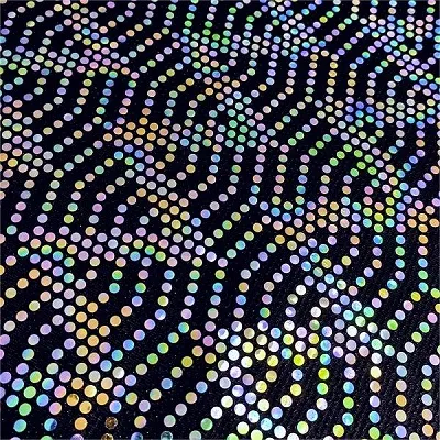 Tela estirable brillante