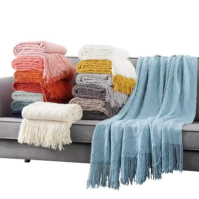 Tassel Jacquard Blandet de punto